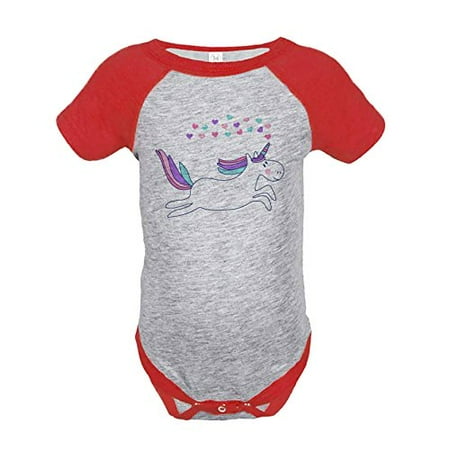 

7 ate 9 Apparel Girl s Valentine s Day Unicorn Red Onepiece