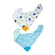 thumbnail image 3 of Baberos bandana Baby Mink Babera  Mordedera Azul, 3 of 4