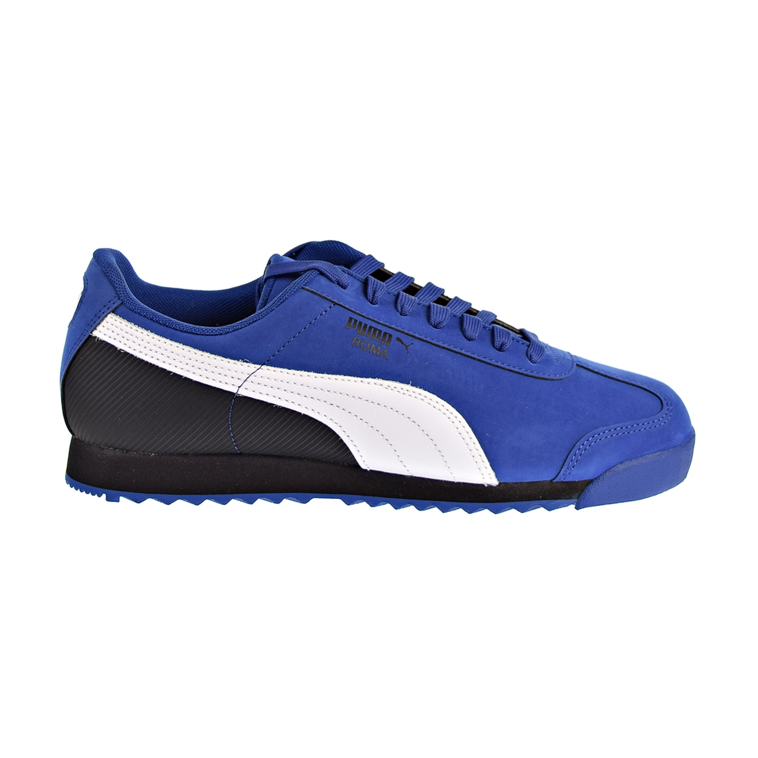 Puma Roma Retro Nubuck Men's Shoes Blue/ White/ Black 368266-01 ...
