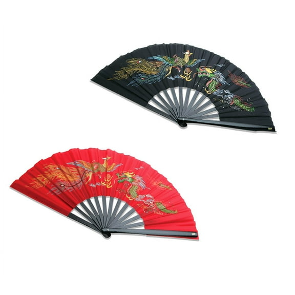 Kung Fu Fans Tai Chi Handheld Folding Bamboo Hand Fan Practice Training Cosplay hand Fan