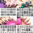 thumbnail image 4 of Rectangle Nail Stamping Plates Template Beautiful Design Manicure Nail Art Stamp Image Plate Set, 4 of 9