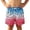 A-Pink101, variant on Boys Athletic Running Shorts Cartoon Gradient Printed Casual Drawstring Loose Fit Beach Shorts Summer Activewear For Kids 7-11Y