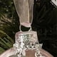 thumbnail image 3 of Clear Christmas Memorial Ornament Feather Ball, A Piece of Heart is in Heaven, Tree Hanging Pendant Gifts for Dad, 3 of 5