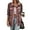 Pink, variant on Women' Corduroy Leopard Jacket Button Down Long Sleeve Blouses Fall Jacket Casual Coat Green XXL