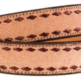 thumbnail image 2 of Texas Saddlery Mens  Roughout Buckstitch Belt 38 Brown, 2 of 2