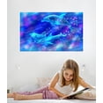 thumbnail image 2 of Wallhogs Dolphins Poster Wall Mural, 2 of 2