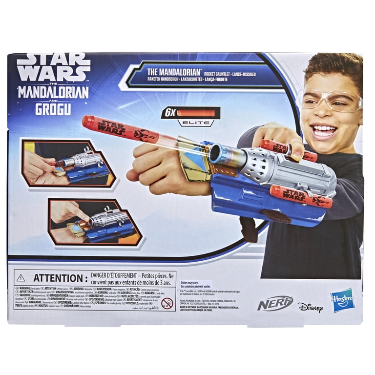 NERF Star Wars The Mandalorian Rocket Gauntlet, Star Wars Toys for