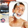 thumbnail image 3 of The Shave Well Company Fog-Free Shower Shaving Mirror, Unbreakable Travel Mirror, Suction Cup Included, 3 of 8