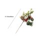 thumbnail image 3 of ¡Gran Ahorro en tu Compra!, Ramitas y hojas navideñas doradas y rojas, corona de árbol de Navidad de frutos rojos, accesorios decorativos de ratán para hacer uno mismo Akmoler, 3 of 6