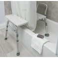 thumbnail image 6 of Drive Medical Splash Defense Transfer Bench with Curtain Guard Protection, 6 of 7