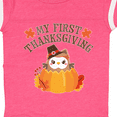 thumbnail image 4 of Inktastic My 1st Thanksgiving Cute Owl in Pumpkin Boys or Girls Baby Bodysuit, 4 of 5