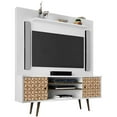 thumbnail image 1 of Manhattan Comfort Liberty 63" Unité Murale en Blanc et 3D Brun, 1 of 9