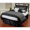 Park Avenue 7-Piece Comforter Set, Black / White