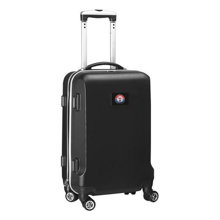 Denco Sports Luggage MLTXL204-BLACK 20 in. Texas Rangers 8 Wheel ABS Plastic Hardsided Carry-On, (Best Mid Range Luggage)