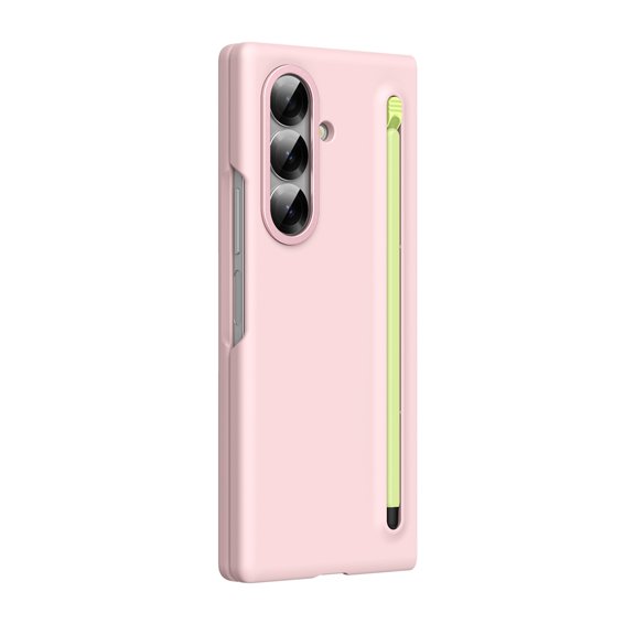 ELEHOLD Case for Samsung Galaxy Z Fold8 Ultra, Shockproof Rigid PC Protective Cover with S Pen and Pop Up Pen Slot, Built in Screen Protector, Pink