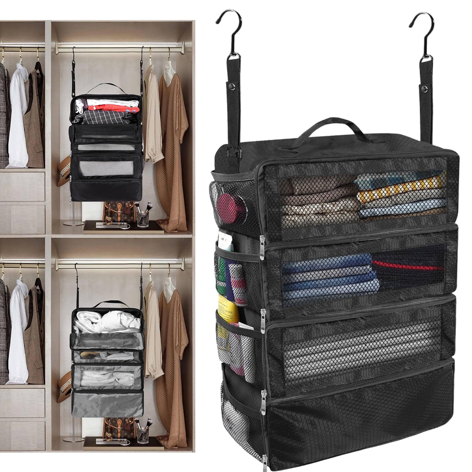 Multifunctional Foldable Garment Organizers Practical Travel Clothes Storage Bag With Ample Space For Short Term Trips