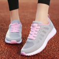 thumbnail image 2 of Zapatillas de deporte vulcanizadas para mujer, zapatos informales transpirables con plataforma, novedad, 2 of 4