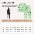 thumbnail image 6 of Lsque Pikmin Pattern Long Sleeve Pajama Set for Women - Soft 2-Piece Sleepwear and Loungewear Set with Pockets, Comfy Nightwear, 6 of 8