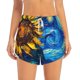 thumbnail image 2 of Balery Sunflower Starry Night Vibes Pantalones cortos deportivos para mujer con forro y dos bolsillos, elásticos, para entrenamiento, gimnasio, yoga-Medium, 2 of 7