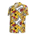 thumbnail image 2 of Balery Cute Dog Printed Men’s Short Sleeve Polo Shirt, Midweight Men's Shirt,Golf Polo shirts -, 2 of 9