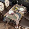 thumbnail image 3 of Boho Bohemian Art Rectangle Tablecloth 60"x102",Waterproof Polyester Rectangle Table Cloth, Wipeable Spillproof Polyester Tablecloth for Dining, Camping, Indoor and Outdoor, 3 of 6