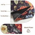 thumbnail image 6 of Round Rugs 3Ft, Watercolor Flower Round Area Rug Washable Indoor Throw Carpet, Seasonal Botanical Blooms Spring Small Non Slip Circle Rug for Bedroom Living Room Home Decor Aesthetic, 6 of 8