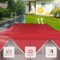 thumbnail image 6 of Ainfox 10x20 Heavy Duty Pop up Canopy Tent with Weighted Sandbags,Outdoor Shade Instant Folding Event Gazebo with Wheeled Bag,Red, 6 of 8