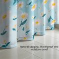 thumbnail image 5 of 72x72 Inch Fabric Shower Curtain Waterproof Polyester, Daisy Floral Print, 5 of 6