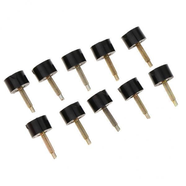2x10 Pares De Puntas De Repuesto Para Tacones Altos Para Reparación De Calzado 9 Mm/10 Mm, Pequeño, Negro, 10 Mm Sunnimix Consejos de reemplazo de tacones altos