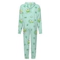 thumbnail image 5 of Keroppi Unisex Onesie Pajamas Zipper Jumpsuit Hooded One Piece Sleepwear for Family Mens Womens, 5 of 8