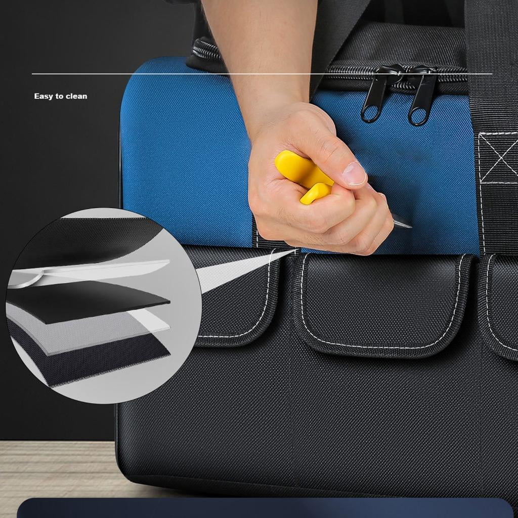 CEORPER Reinforced Fabric Tool Bag Carriers Easy Access for Home Repair AntiScratch