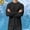 Black, variant on BVnarty Men's Summer Solid Lightweight Breathable Sun Protection Top UPF Shield Long Sleeve Crew Neck Outdoor Hiking Daily Wear Black S