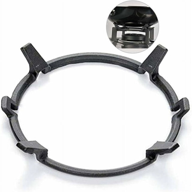 Jinsinto Hob Parts and Accessories - Non-Slip Cast Iron Stove Rack, Ring Hob Support Bracket for Kitchen Wok Gas Hob 18cm -Ve