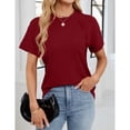 thumbnail image 4 of Cilsoka Women Button Down Shirts Casual Womens Crop Tops With Built In Bra Active Tops for Women Built In Bra Plus Size Blouses for Women 3X My Orders Placed, 4 of 5