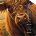thumbnail image 3 of Balery Sunset Sunflower Cow A Gorra de béisbol de tamaño ajustable para correr, entrenar y actividades al aire libre. Gorra de papá para todas las estaciones., 3 of 6