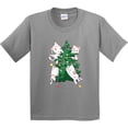 thumbnail image 3 of Inktastic Kawaii Cats Christmas Tree Youth T-Shirt, 3 of 5