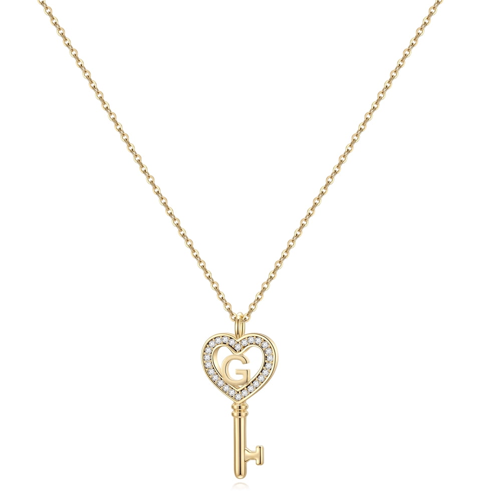 Details about   14K Yellow Gold Finish Women's Open Heart Pretty Necklace For Special Gift
