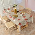 thumbnail image 3 of Red Strawberry Plants Fruit Rectangle Tablecloth 60"x102",Waterproof Polyester Rectangle Table Cloth, Wipeable Spillproof Polyester Tablecloth for Dining, Camping, Indoor and Outdoor, 3 of 6