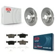 thumbnail image 1 of CMX Rear Disc Brake Rotors and Ceramic Pads Kit for Car Honda Civic K8C-101624, 1 of 11
