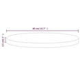 thumbnail image 4 of vidaXL Table Top Ø40x2.5 cm Solid Wood Pine, 4 of 4