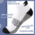 thumbnail image 2 of EALLCO Kids Socks 12 Pairs Ankle Athletic Socks Half Cushioned Socks with Low Cut Tab for Unisex, 2 of 2