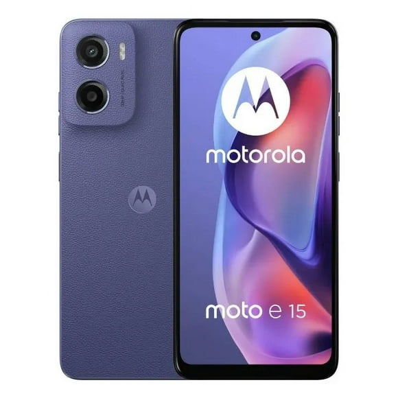 Motorola Moto E15 2 Gb + Hasta 4 Gb+ 64 Gb Morado