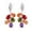 MERD, variant on Multicolor Cubic Zirconia Silver Earring for Women Multi Gemstones Sets Garnet Peridot Amethyst Morganite Earrings Jewelry Sets Bridal Jewelry Gift for Mom Wife Ideal gift choice