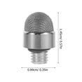 thumbnail image 2 of Shisuyan 5pcs Touch Screen Pen Tip Outer Thread Capacitive Stylus Tip Mesh Tip For Touch Screen, 2 of 8
