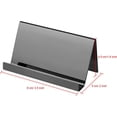 thumbnail image 2 of zhangmingg Stainless Steel Business Card Holder Desk Display Stand Elegant Organization Reception Accessory 2PCS, 2 of 5
