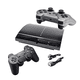 thumbnail image 2 of Sony Playstation 3 PS3 Original 40GB Console Refurbished Black with Official OEM Two Controllers Black & Silver, 2 of 8