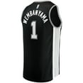 thumbnail image 3 of Youth Fanatics Victor Wembanyama Black San Antonio Spurs  Fast Break Replica Jersey - Icon Edition, 3 of 3