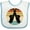 White and Blue, variant on Inktastic Saxophone Music Vintage Band Boys or Girls Baby Bib
