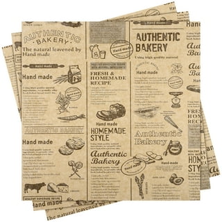Sandwich Wrapping Paper Newspaper Parchment Paper Pre- Cut