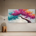 thumbnail image 7 of Large Colorful Tree of Life Canvas Wall Art, Abstract Tree Decor Painting Canvas Print for Living Room, Bedroom, Office Decorations, Gifts for Men, 7 of 7